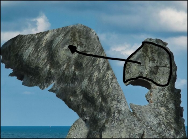 Creation of Dragon Cliff: Step 4
